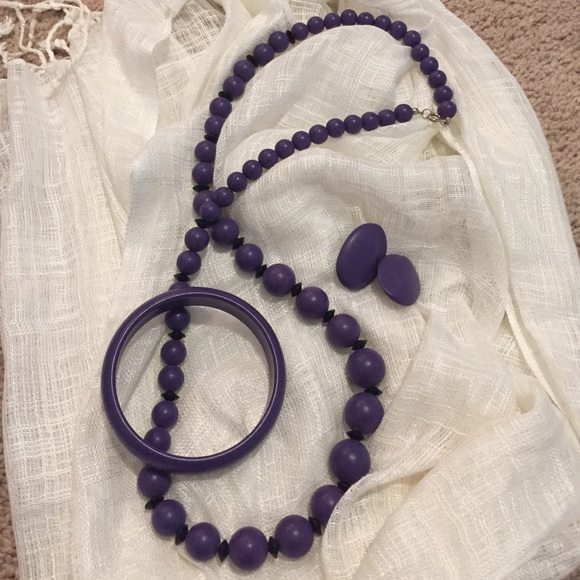 Gorgeous Vintage Purple Set - Picture 1 of 2